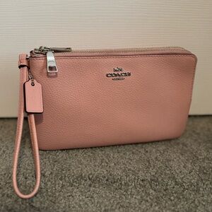 Light Pink Coach Wristlet